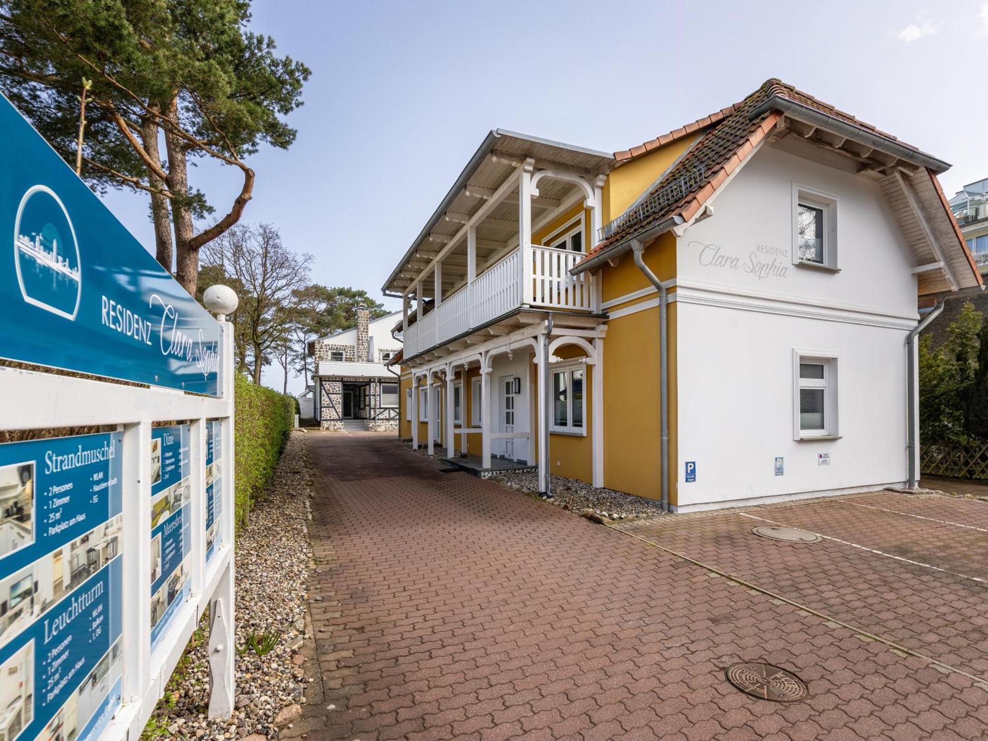 Residenz Clara Sophia FeWo 05 strandnah Ostseebad Ostseebad Binz Exterior foto